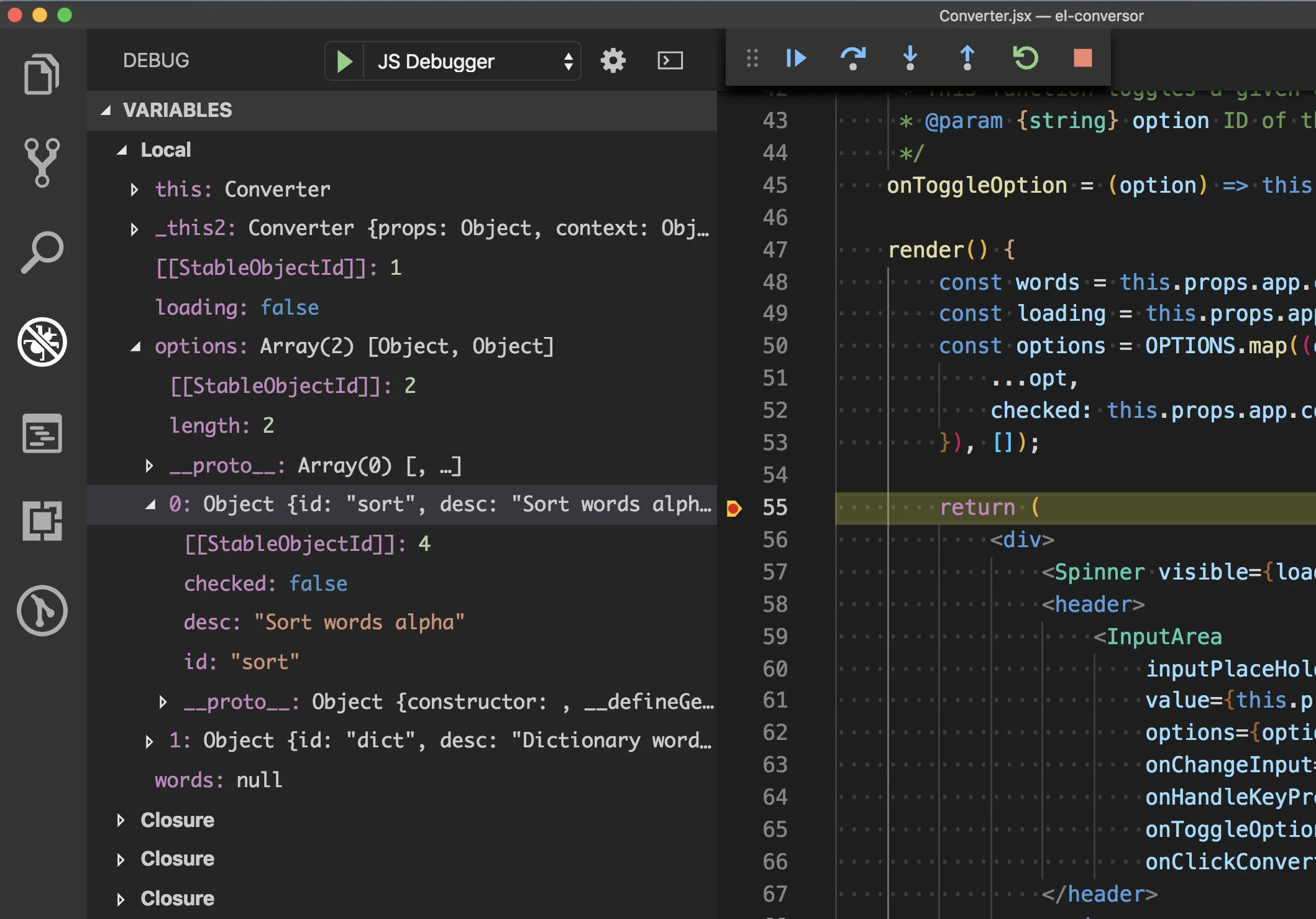 vscode debugger